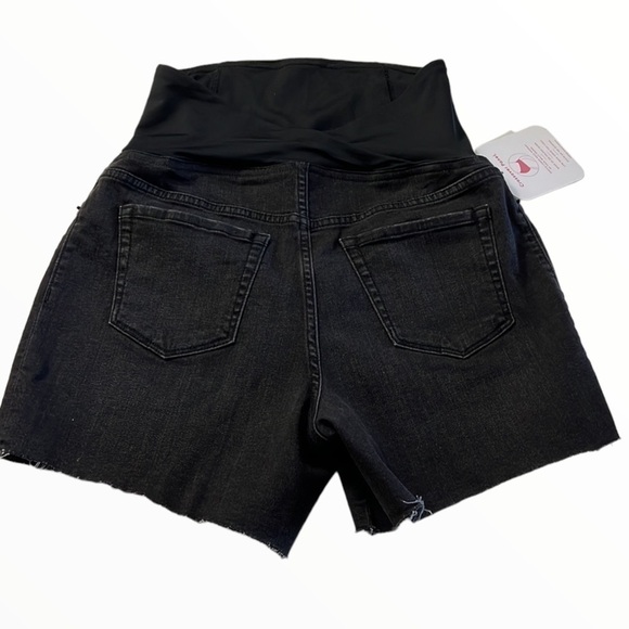 ISABEL Maternity Black Shorts NWT - Picture 2 of 11